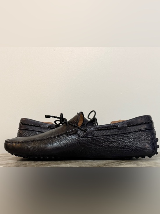 TODS GOMMINO Navy Blue Leather Driver Driving Moccasins Moc Loafer 7.5 Loafer main image 6